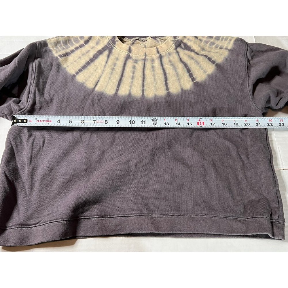 Madewell Brown Tie Dye Long Sleeve Shirt Women's Size Medium - Picture 7 of 7